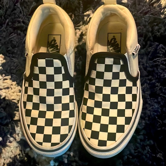 checkered vans size 13